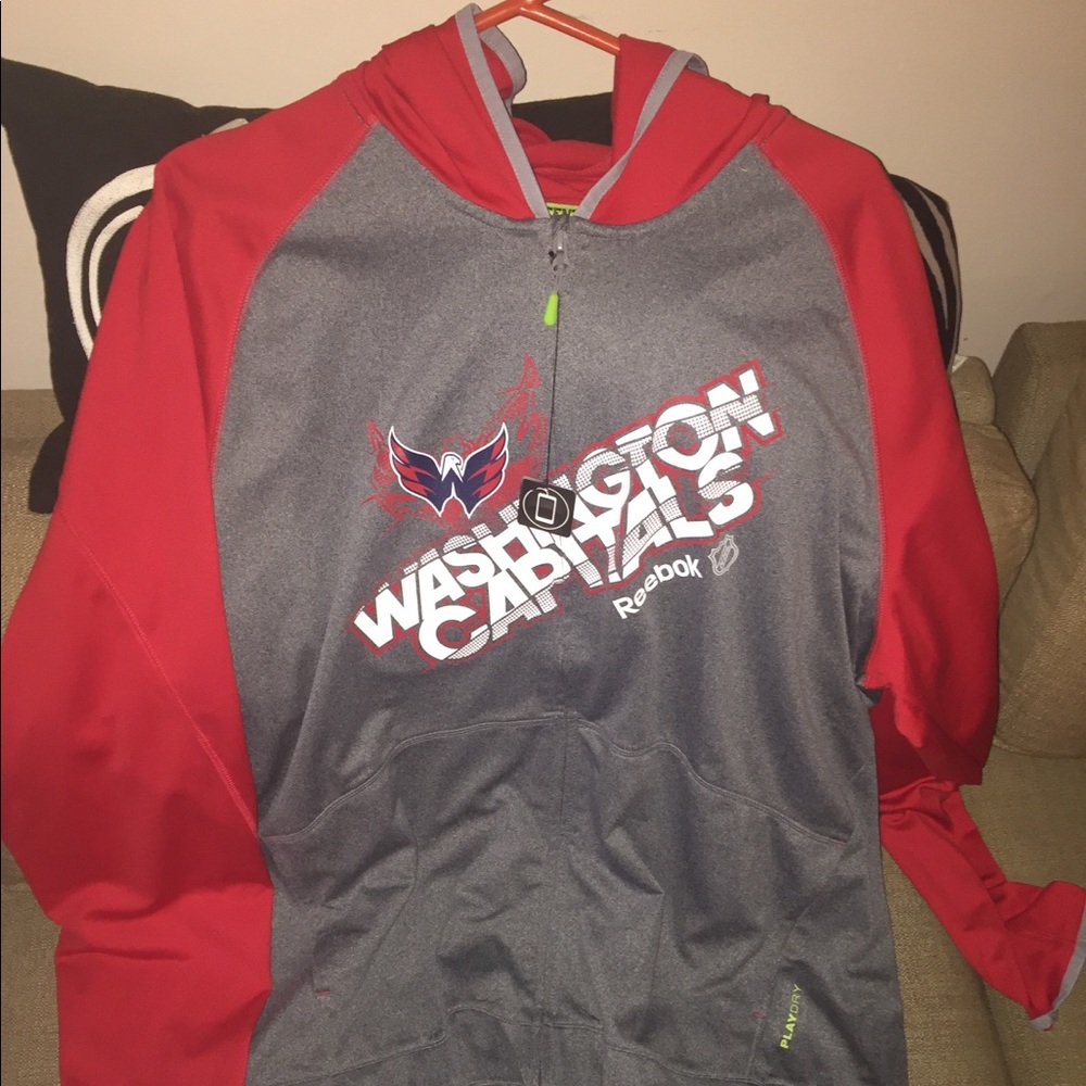 Washington Capitals Reebok Center Ice Hoodie 2XL